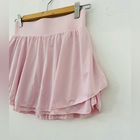 Pink Tiered Skort Size Small Tennis prep Court Rival look alike Athleisure - Picture 2 of 7